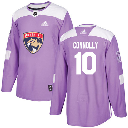 Adidas Panthers #10 Brett Connolly Purple Authentic Fights Cancer Stitched Youth NHL Jersey
